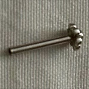 Authentic Maria Tash threaded back.